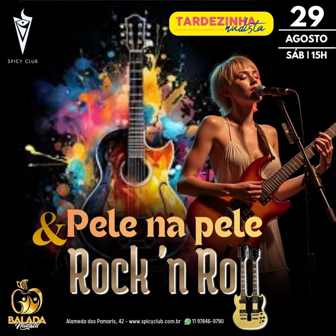 Tardezinha Nudista • Pele na pele & Rock'n Roll