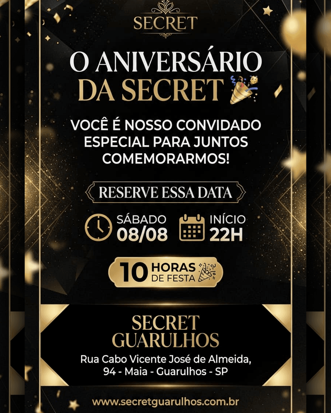 Aniversário da Secret